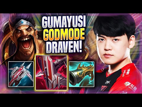 GUMAYUSI LITERALLY GOD MODE WITH DRAVEN! - T1 Gumayusi Plays Draven ADC vs Kalista! | Season 2022