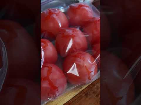 Freezing Tomatoes Whole #harvest #freezingtomatoes #freezing