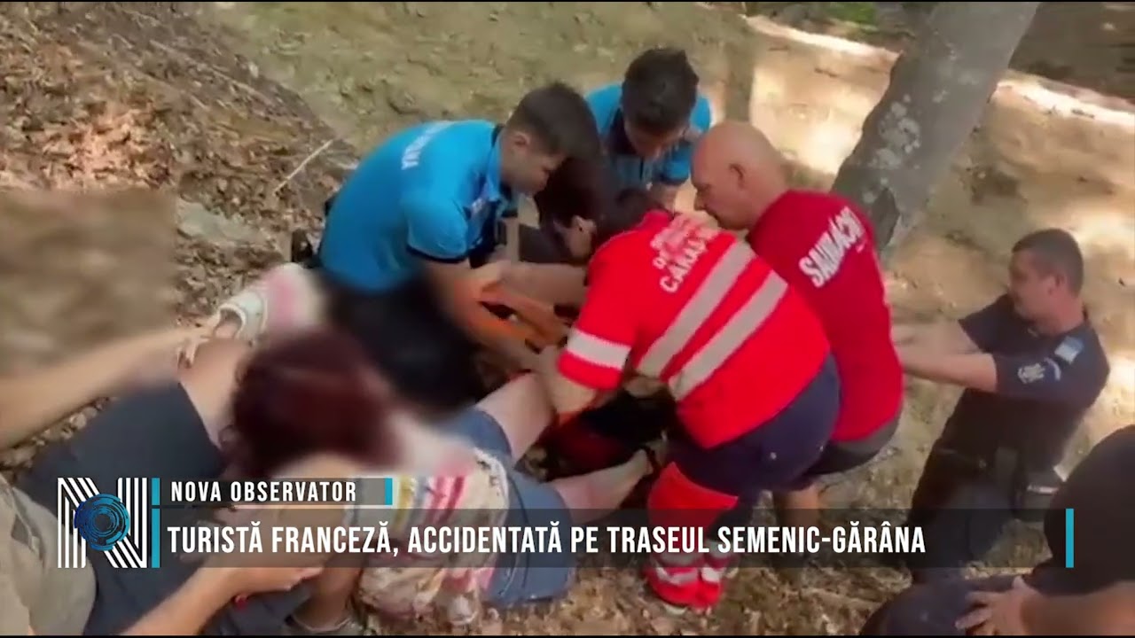 Turistă franceză, accidentată pe traseul Semenic-Gărâna
