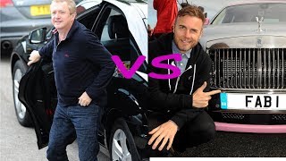 Louis walsh cars vs Gary barlow cars (2018)