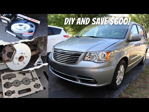 Replace Rear Brake Rotors & Pads on Chrysler Town and Country, Dodge Caravan [Regular vs HD Brakes]