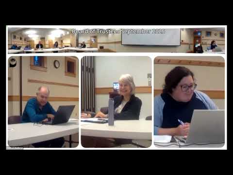 Middleton Flint Library Board of Trustees - September Meeting 2025