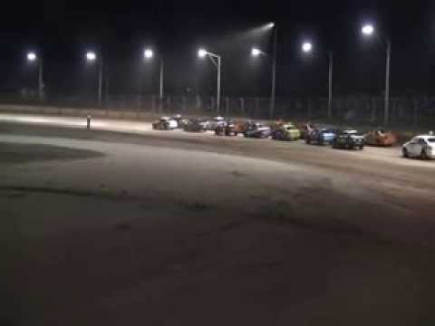 PRODUCTION SEDAN FEATURE MARYBOROUGH SPEEDWAY QLD,AUST.14/12/2013.