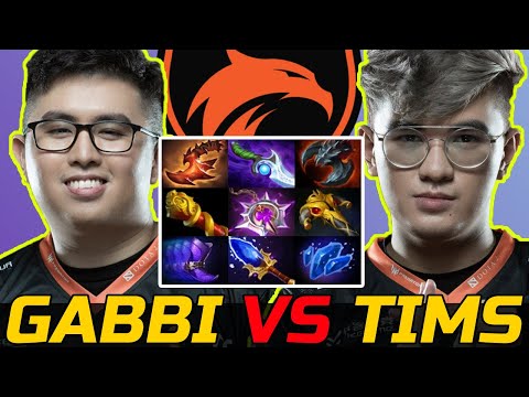 GABBI VS TIMS - 9 SLOTTED CARRY RAID BOSS DOTA 2