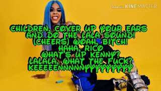 Rico Nasty- Guap(LaLaLa)(Lyrics)