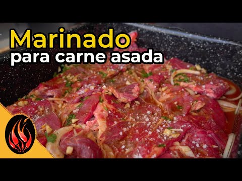 Un buen marinado para carne asada