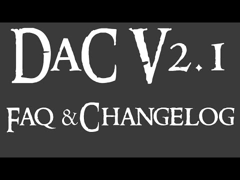 DaC V2.1: FAQ & Changelog