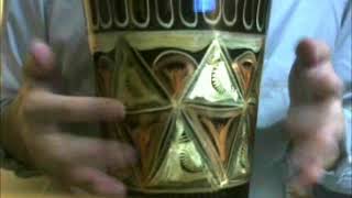 Video thumbnail for MEINL Percussion Copper Doumbek Hand Engraved  HE 3012 開封 by ヌミャーン