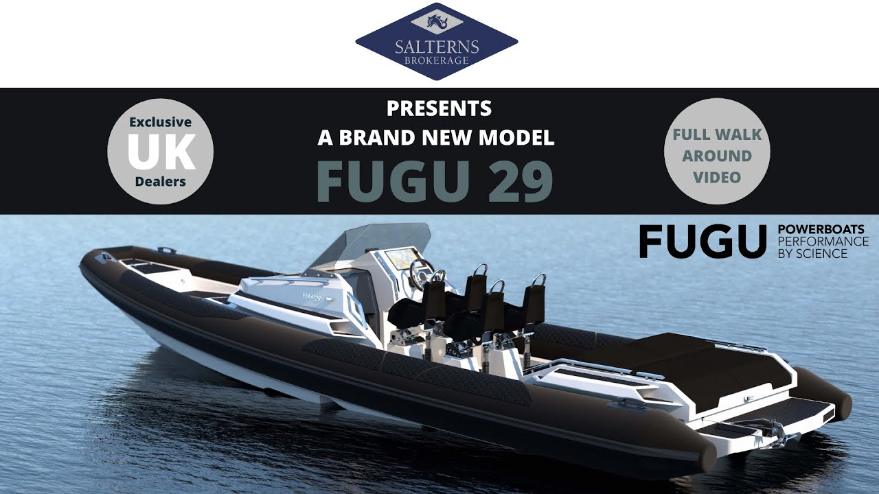 Brand NEW FUGU 29 Full Walk-around at the Southampton Boat Show
