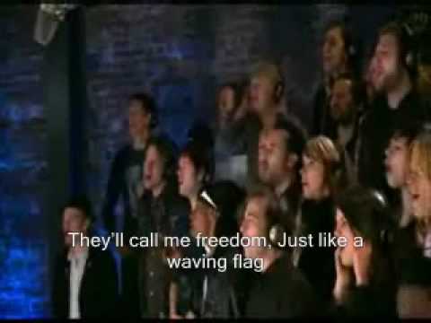 Young Artists For Haiti - Waving Flag Lyrics