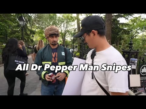 All ever Dr Pepper Man snipes + sightings (PT 1)