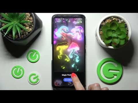 How to Download and Apply Live Wallpaper Magic Fluids Free on Asus ROG Phone 6