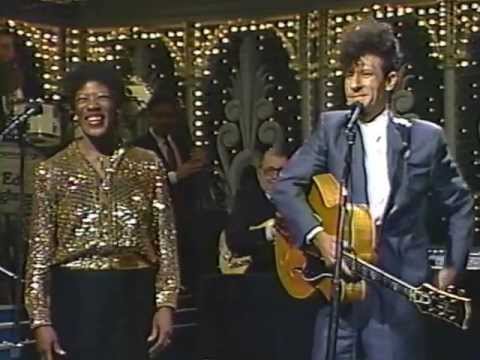Lyle Lovett & Francine Reed on Johnny Carson's show, "What Do You Do", 1989