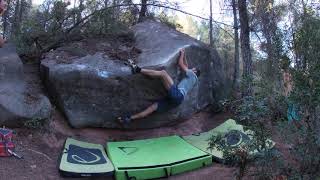 Video thumbnail of La Teulada, 6b+. Salvanebleau