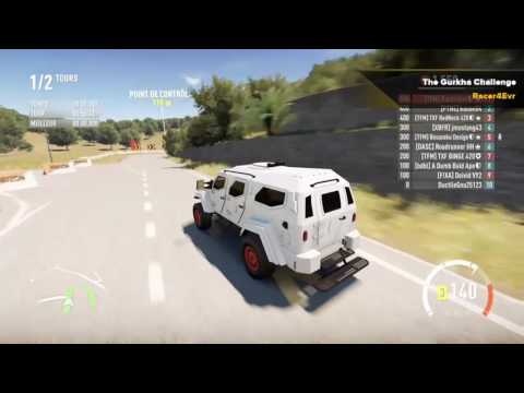 Forza Horizon 2 - Winning A Tricky Race In A Gurkha!