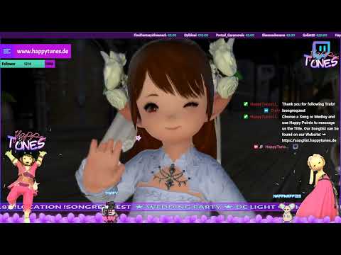 #ffxiv ★ Wedding Party ★ DC Light ➨ Shiva ➨ New Gridania ➨ Carpenters Guild (X: 11.0 + Y:11.8)