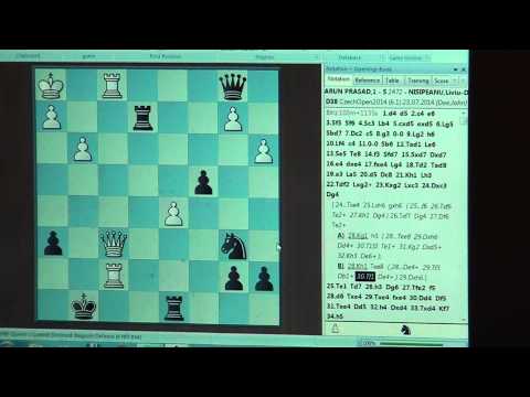 A 6.1.  GM Prasad S. ARUN  - GM Liviu-Dieter NISIPEANU 1/2 - 1/2