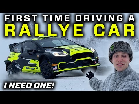 MY FIRST TIME DRIVING A RALLY CAR! - FORD FIESTA ST RALLY CAR ON SNOW