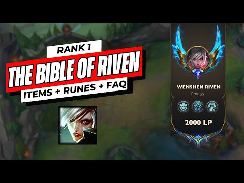 WenShen Riven Q&A - LEARN HOW RANK 1 RIVEN THINK!!!