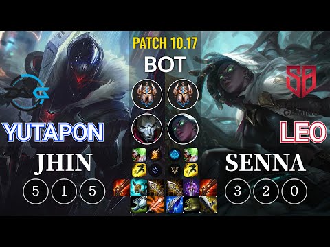 DFM Yutapon Jhin vs SB Leo Senna Bot - KR Patch 10.17