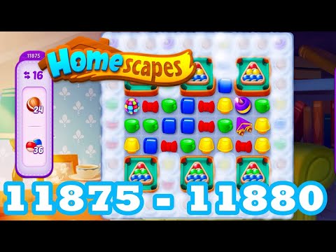 Homescapes Level 11875 - 11880 HD 3 - match puzzle | android | IOS | 11876 | 11877 | 11878 | 11879