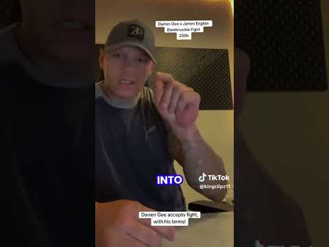 James English & Darren Gee respond to each other over arranged #fight #uk #youtube