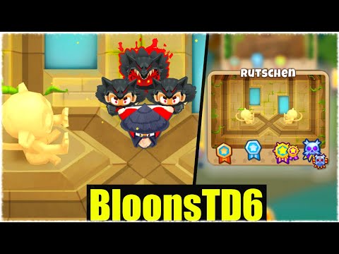 DER SCHIMPANSENMODUS AUF MEINER HASSMAP! - Bloons Td6 [Deutsch/German]