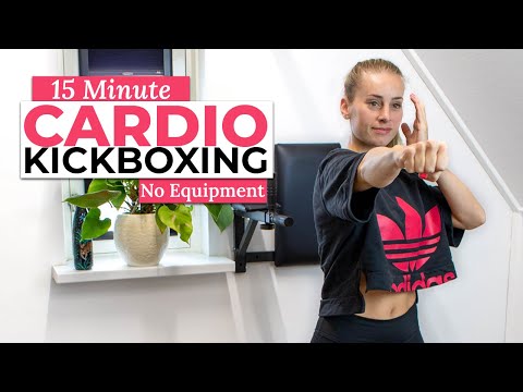 15 Minute Cardio Kickboxing Workout // Burn Fat and Unleash Your Power!