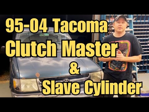 95-04 Toyota Tacoma No Clutch Pedal - Clutch Master and Slave Cylinder Replacement.
