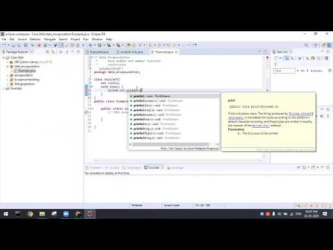Java Oops Data Encapsulation Part 1 Introduction