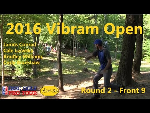 2016 Vibram Open - Rnd 2 | Front 9 - James Conrad - Cale Leiviska - Bradley Williams - Cody Bradshaw