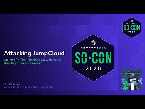 Attacking JumpCloud | SO-CON 26