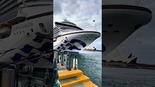 The Crown Princess, a Princess Cruises ship, is a frequent visitor to Sydney, Australia