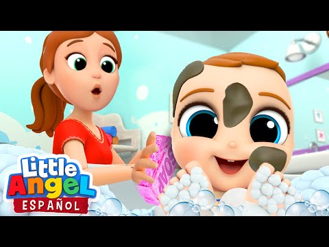 ¡Bebé Juan, Bañarse es muy divertido! 🚿 | Canciones Infantiles | Little Angel Español