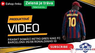 Pánský domácí retro dres Nike FC Barcelona 05/06 Reissue Ronaldinho 10 vícebarevný