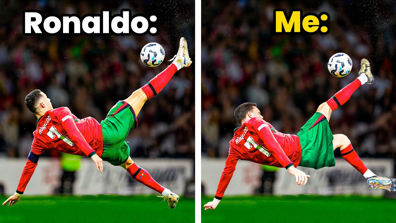 Recreating Ronaldo's Most Iconic Goals...