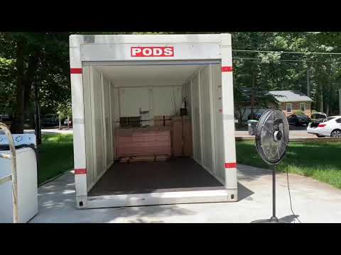 Packing 4 bedroom house into 8x8x16 PODS Container