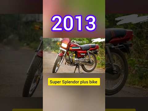 Super Splendor Plus Evolution 2005–2025 🔥 | Hero’s Iconic Mileage King 🏍️ #shorts
