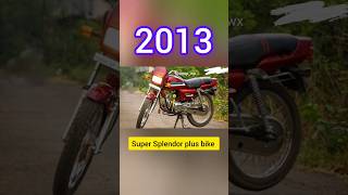 Super Splendor Plus Evolution 2005–2025 🔥 | Hero’s Iconic Mileage King 🏍️ #shorts