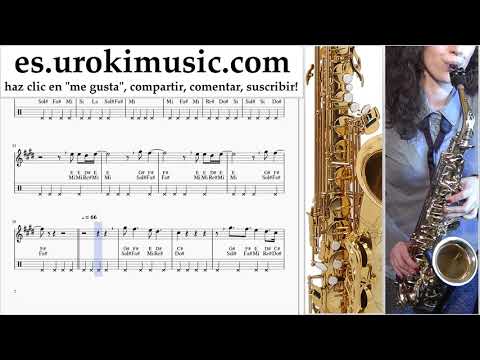 Tutorial de Saxofon (alto) LSD - Thunderclouds ft. Sia, Diplo, Labrinth Clases Notas um-i927