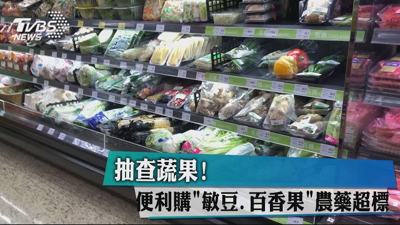 抽查蔬果! 便利購「敏豆、百香果」農藥超標