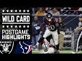 Raiders vs. Texans | NFL Wild Card Game Highlights