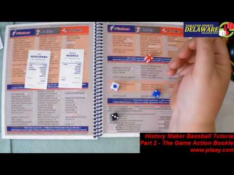 History Maker Baseball Tutorial 2: Game Action Booklet