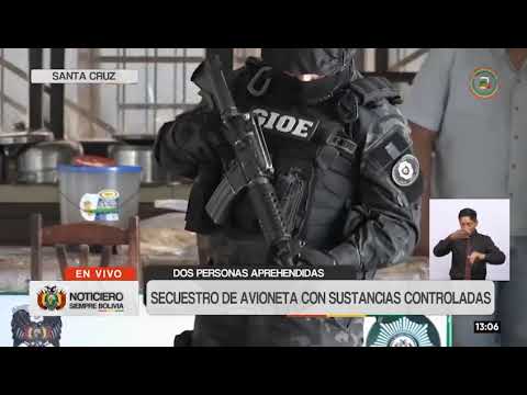 Felcc secuestra avioneta en San Matías y afecta al narcotráfico en más de $us 1,4 MM