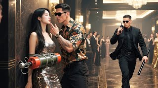 美女警察被毒販綁上炸彈，正要被侵犯，不料下一秒男友出現殺光全場！