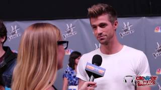 JOSIAH HAWLEY INTERVIEW "THE VOICE" TOP 12 TALKS USHER COACHING
