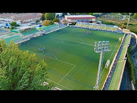 Sobrevolamos el Polideportivo municipal y campo de fútbol del GUADIX CF