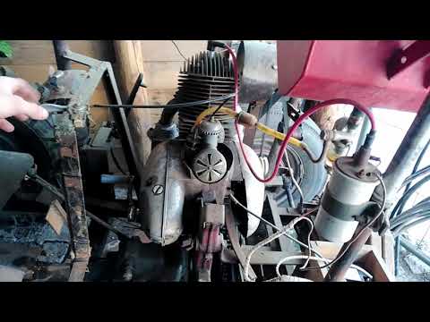 Jawa 250 Traktor cold start