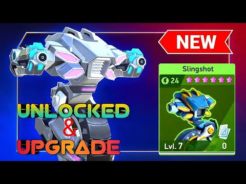 New Mech 😍 Slingshot Unlocked 🔓 and Upgrade ⚡- Mech Arena 💯
