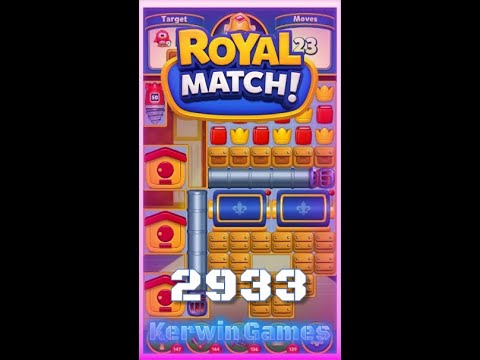 Royal Match Level 2933 - No Boosters Gameplay